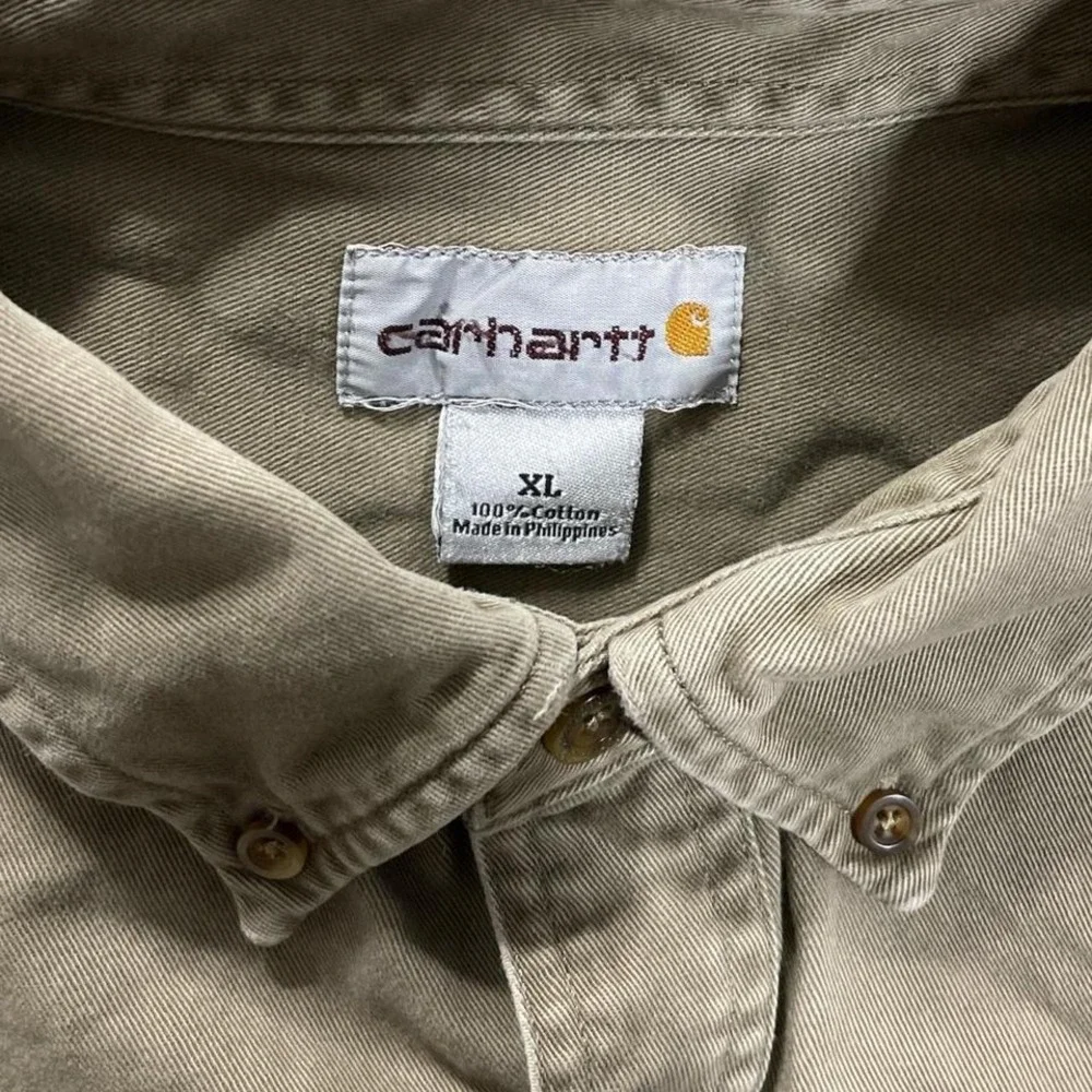 Button Up Workwear Collar Outdoors 100%‎ Cotton Men's XL